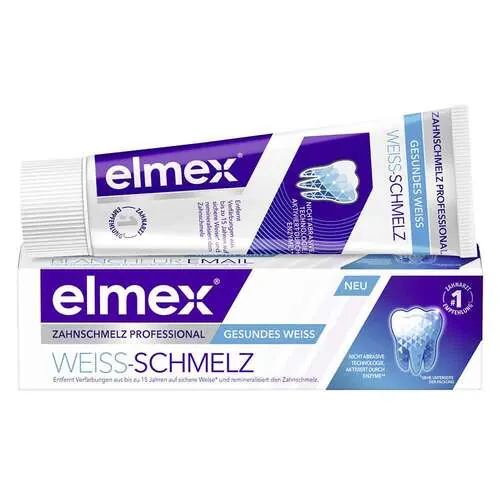 Elmex Zahnschmelz Prof. + gesundes Weiß Zahnpasta, 75 ml