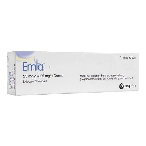Emla 25 mg / g + 25 mg/g Creme, 30 g