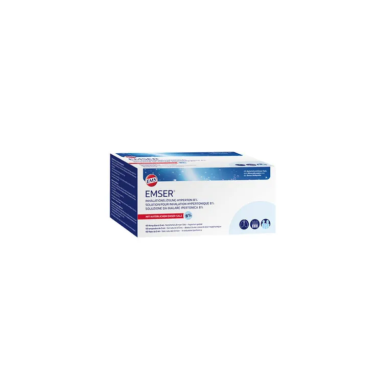 EMSER® Inhalationslösung hyperton 8 %, 60X5 ml