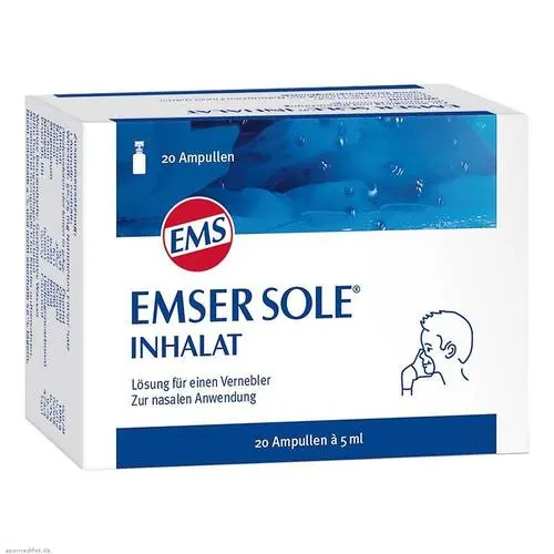 Emser Sole Inhalat Lösung für e.Vernebler, 20 St