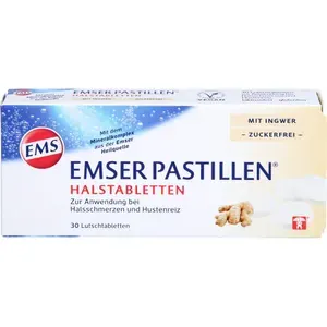 EMSERPastillenHalstablettenm.Ingwerzuckerfrei30St