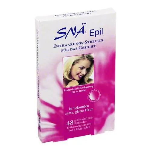 ENTHAARUNGS STREIFEN Gesicht Snae Epil, 48 St