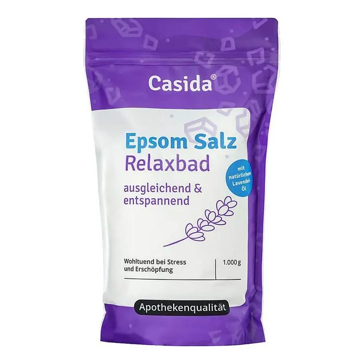 Epsom Salz Relaxbad mit Lavendel, 1 kg