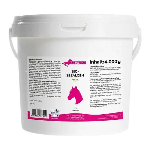 Equolyt Seealgenmehl Pulver vet. (für Tiere), 4 kg