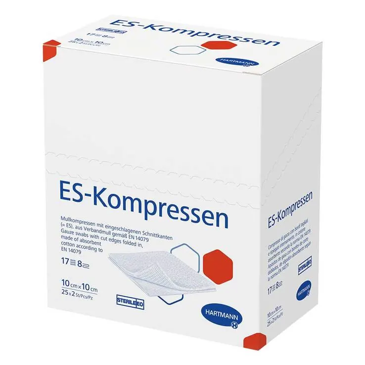ES-Kompressen steril 10x10 cm 8fach, 25X2 St