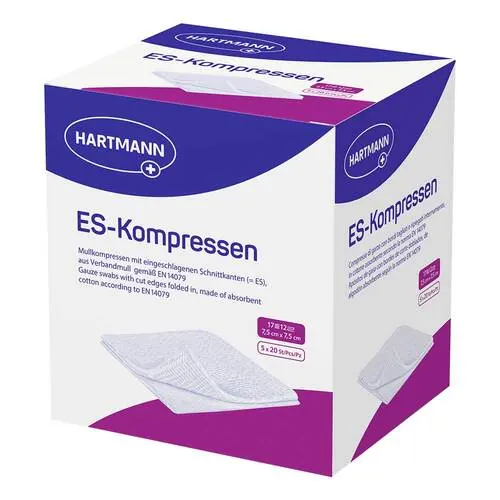 ES-KOMPRESSEN steril 7,5x7,5 cm, 5X20 St