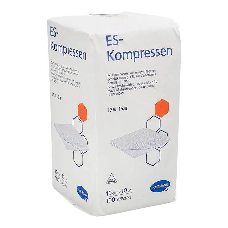 ES-Kompressen unsteril 10x10 cm 16fach, 100 St