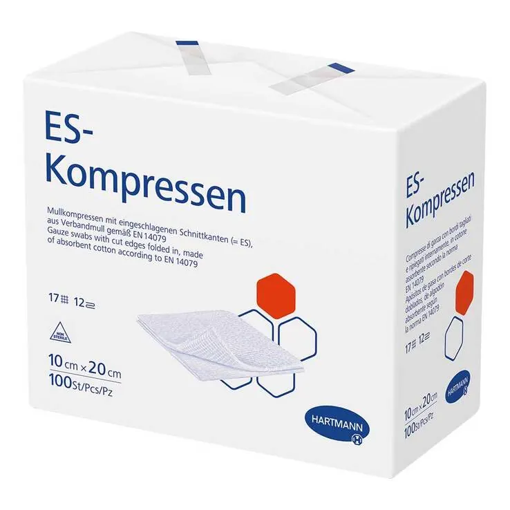 ES-Kompressen unsteril 10x20 cm 12fach, 100 St