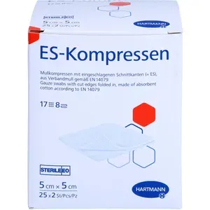 ES-KOMPRESSENsteril5x5cm8fach50St