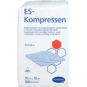 ES-KOMPRESSENunsteril10x10cm12fach100St