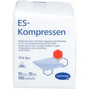 ES-KOMPRESSENunsteril10x10cm8fach100St