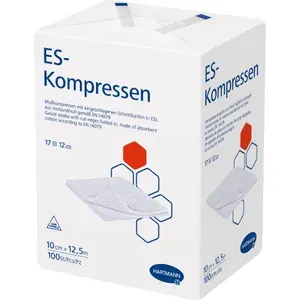 ES-KOMPRESSENunsteril10x12,5cm12fach100St