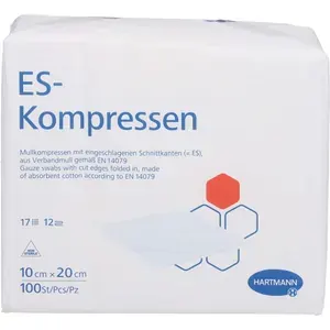 ES-KOMPRESSENunsteril10x20cm12fach100St