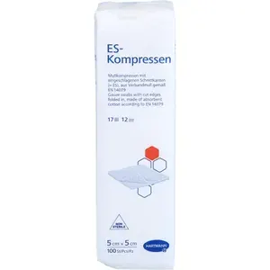 ES-KOMPRESSENunsteril5x5cm12fach100St