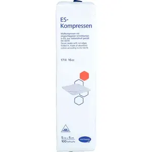 ES-KOMPRESSENunsteril5x5cm16fach100St