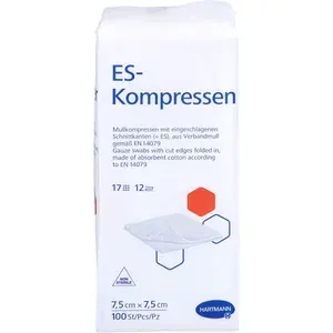 ES-KOMPRESSENunsteril7,5x7,5cm12fach100St
