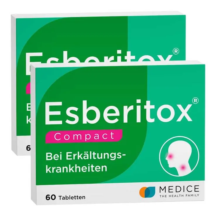 Esberitox® Compact bei Erkältungskrankheiten, 2x60 St