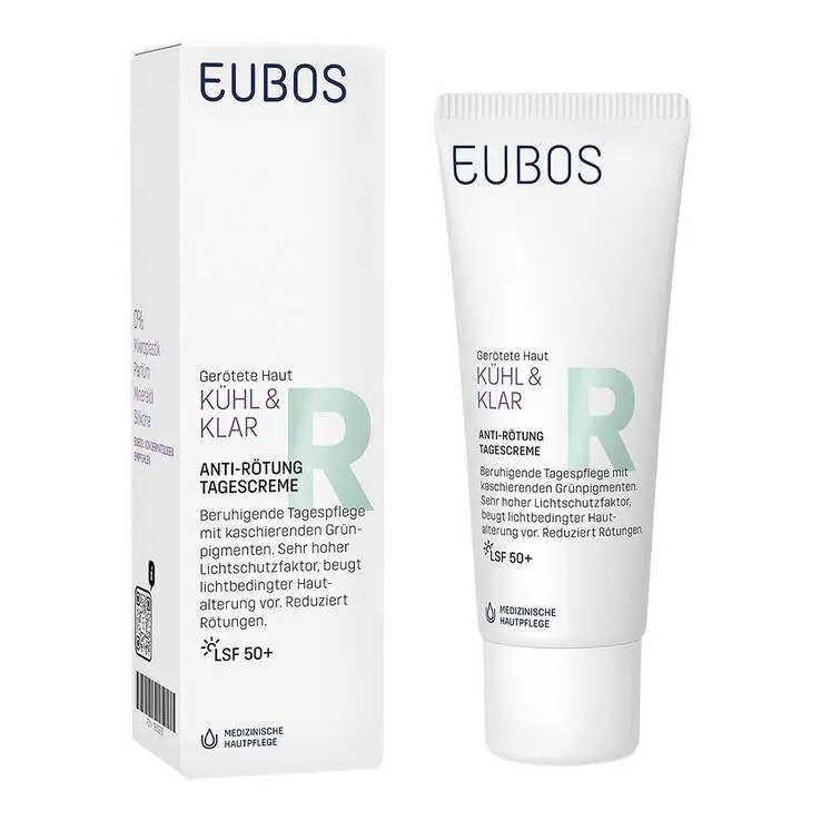 Eubos Kühl & Klar Anti-Rötung Tagescreme Lsf 50 + , 40 ml