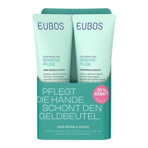Eubos Sensitive Hand Repair & Schutz Creme Dopa, 2X75 ml