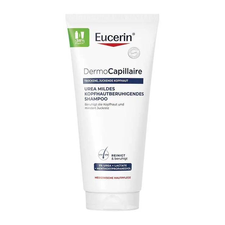 Eucerin DermoCapillaire Urea Kopfhautberuhigendes Shampoo, 200 ml