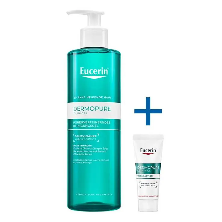 Eucerin Dermopure Clinical Reinig.Gel porenverfein, 400 ml