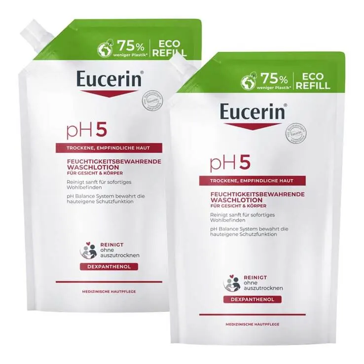 Eucerin pH5 Waschlotion empfindliche Haut, 2x750 ml