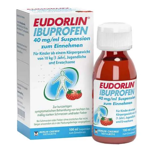 Eudorlin Ibuprofen 40 mg / ml Suspension zum Einnehmen, 100 ml