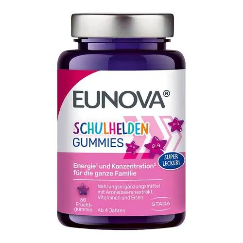 Eunova Schulhelden Gummies, 60 St