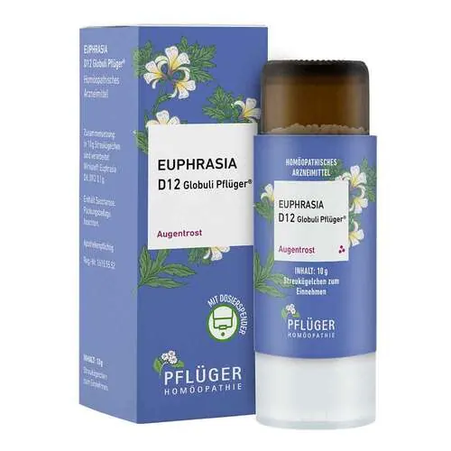 Euphrasia D 12 Globuli Pflüger Globulispender, 10 g