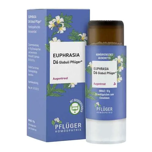 Euphrasia D 6 Globuli Pflüger Globulispender, 10 g