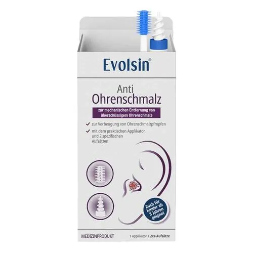 EVOLSIN Anti-Ohrenschmalz Ohrenschmalz Entferner, 2X4 St