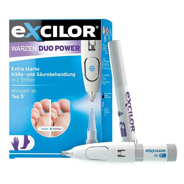 Excilor Warzen Duo Power 10 ml + 1,5 g Kombipackung, 1 P