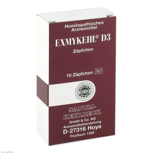 Exmykehl D 3 Zäpfchen, 10 St