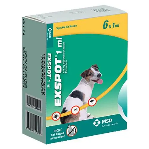 Exspot Lösung für Hunde, 6X1 ml