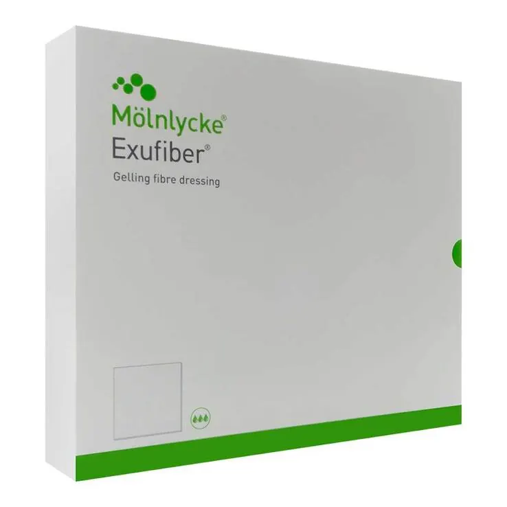 Exufiber 15x15 cm Gel-Faserverband, 10 St