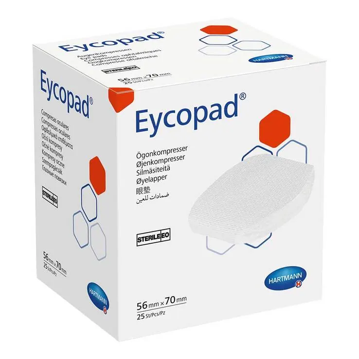Eycopad Augenkompressen 56x70 mm steril, 25 St