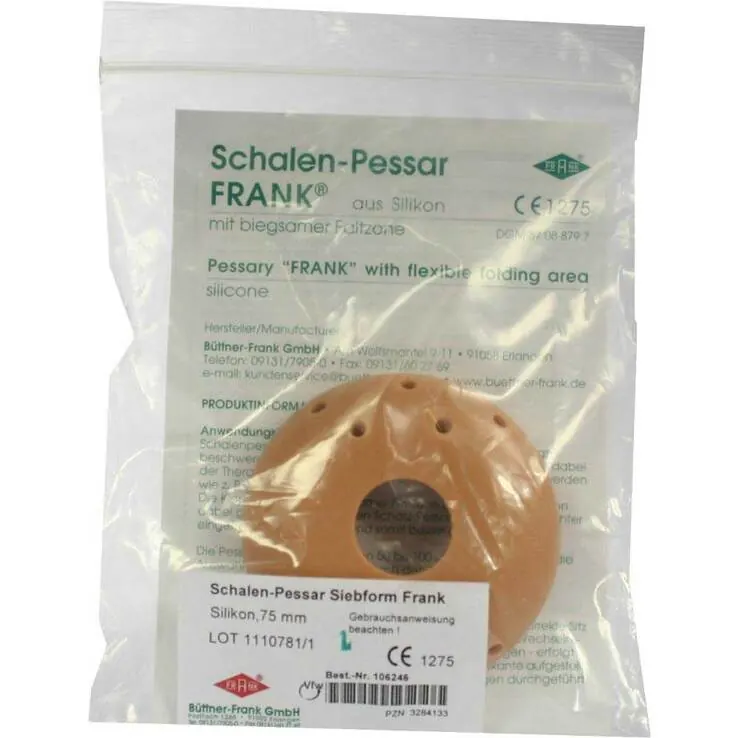Falk Pessar Sieb Silikon 75 mm, 1 St