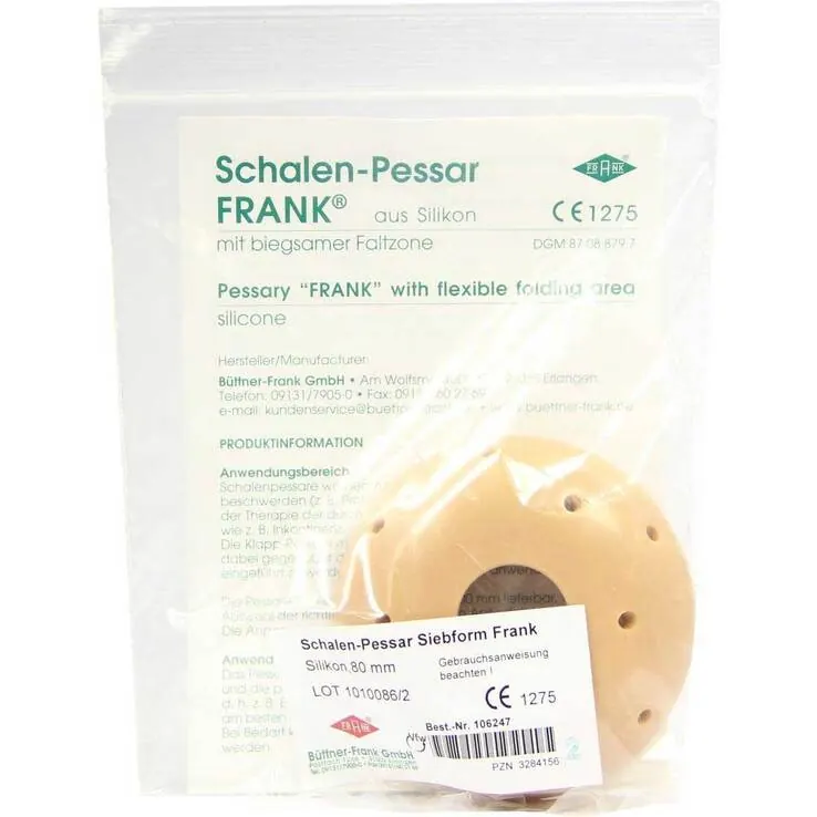 Falk Pessar Sieb Silikon 80 mm, 1 St