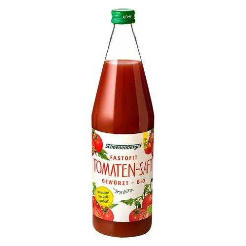 FASTOFIT gewürzter Tomatensaft Bio Schoenenberger, 750 ml