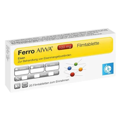 Ferro Aiwa 100 mg Filmtabletten, 20 St