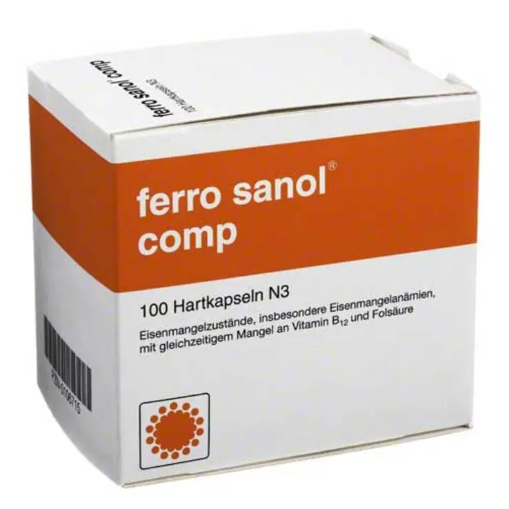 ferro sanol® comp. Hartkapseln mit magensaftresistent überzogene Pellets, 100 St