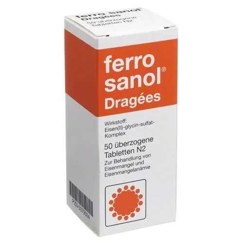 Ferro Sanol überzogene Tabletten, 50 St
