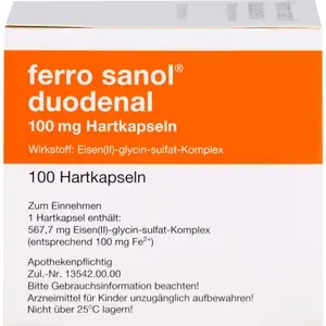FERROSANOLduodenalHartkaps.m.msr.überz.Pell.100St