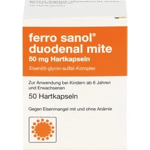 FERROSANOLduodenalmite50mgmagensaftr.Hartk.50St