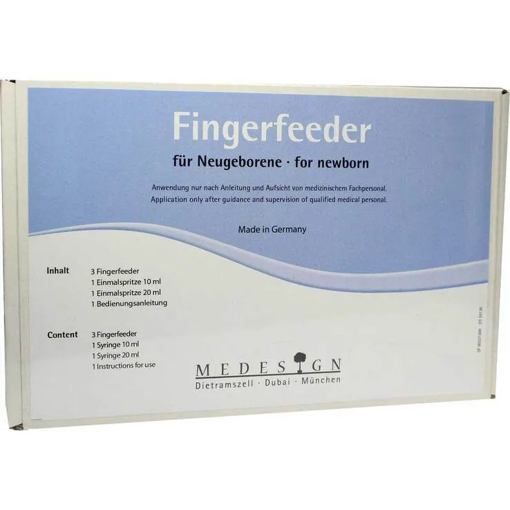 Fingerfeeder für Frühgeborene, 3 St