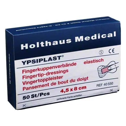 Fingerkuppenverband Ypsiplast elastisch 4,5x8 cm haut, 50 St