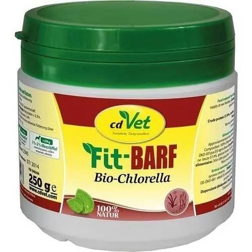 Fit-Barf Bio-Chlorella Pulver für Hunde / Katzen, 250 g