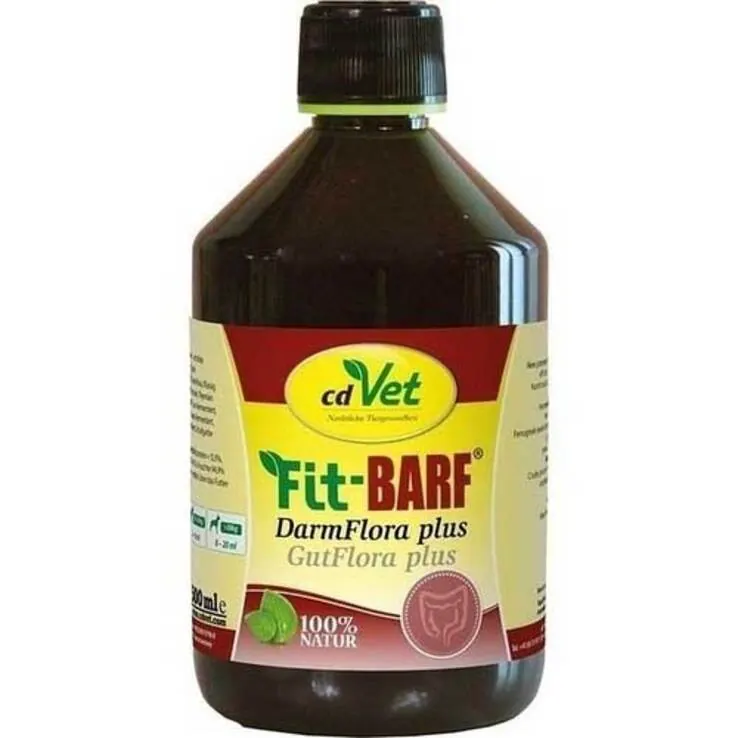Fit-Barf Darmflora plus flüssig für Hunde und Katzen, 500 ml