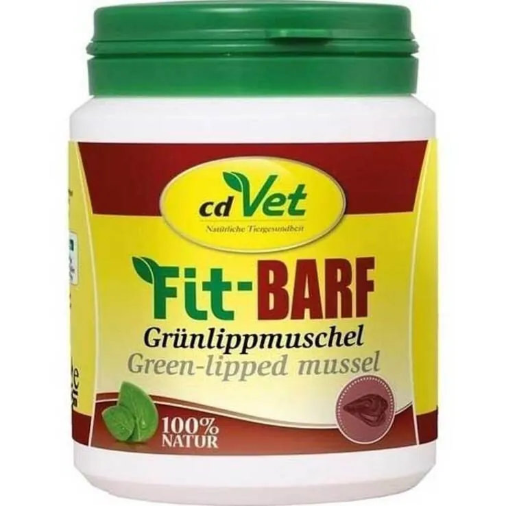 Fit-Barf Grünlippmuschel Pulver für Hunde und Katzen, 100 g