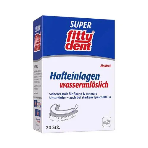 Fittydent super Haftkleber Einlagen, 20 St